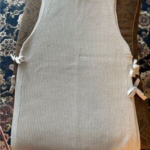 Talbots Cream Sweater Vest
